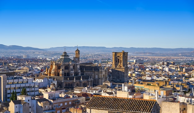 De Kathedraalmening van Granada van Albaicin Spanje