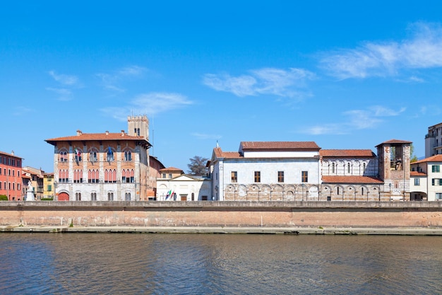 De kerk en het klooster van San Matteo in Pisa