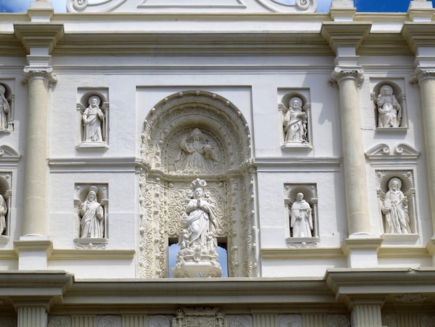 De kerk in Antigua Guatemala