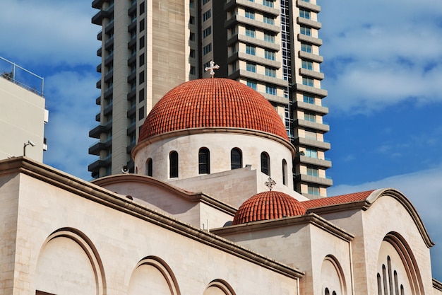 De kerk in de stad Beiroet, Libanon