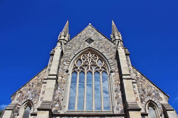 De kerk in de stad Cardiff, Wales, VK