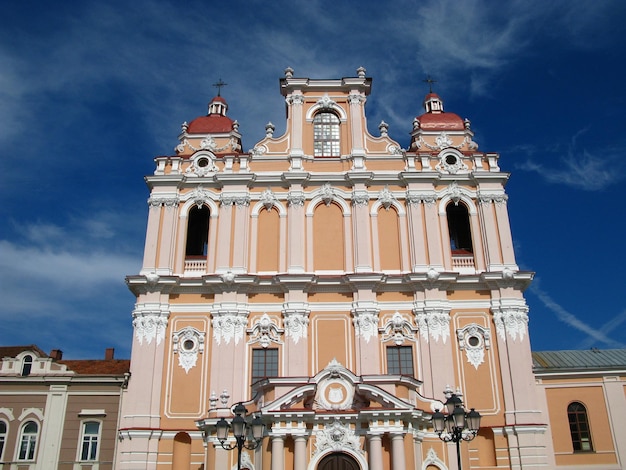 De kerk in de stad vilnius, litouwen