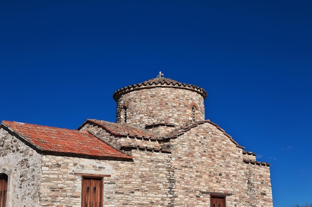 De kerk in het dorp Lefkara, Cyprus