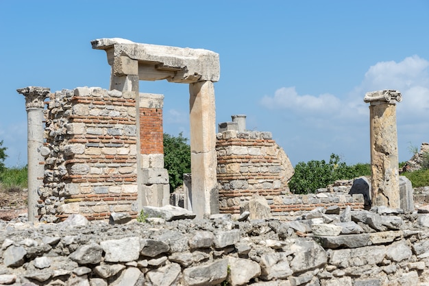 De kerk van Maria (de Raadskerk) in de oude stad Efeze in Selcuk, Turkije