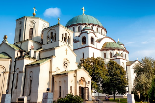 De kerk van Saint Sava. Belgrado, Servië