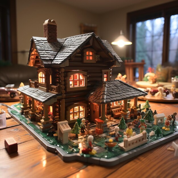 de kleine stad Lego