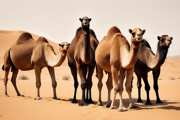 Foto de kleuren van de kameel