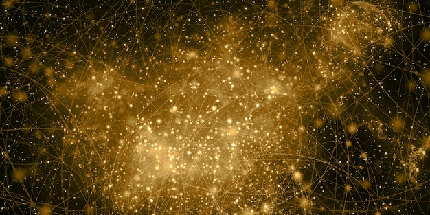 De kleuren van de nevels Talloze sterren Fantasie abstract universum 3D-afbeelding