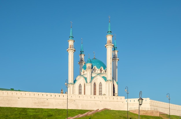 De Kul Sharif-moskee is een van de grootste moskeeën in Rusland