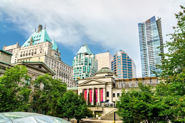 De kunstgalerie van Vancouver op Robson Square Brits-Columbia Canada