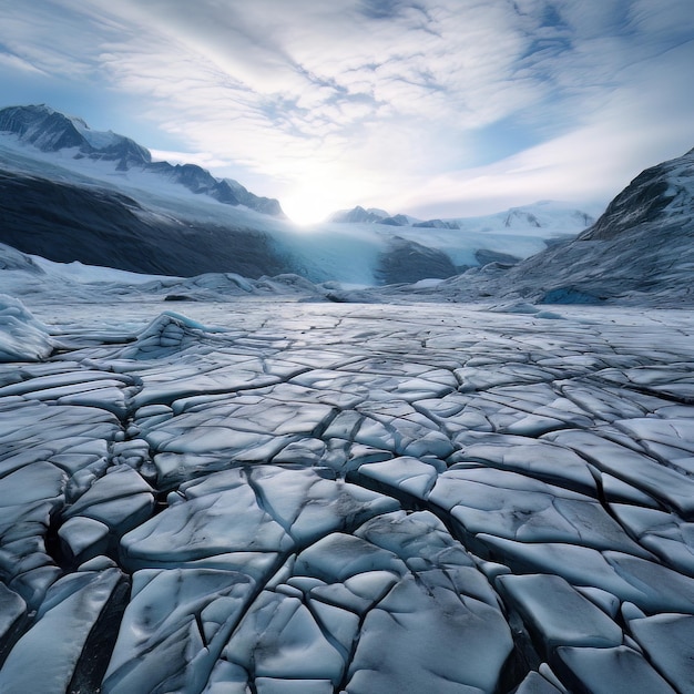 De laatste gletsjer die getuige is van klimaatveranderingen