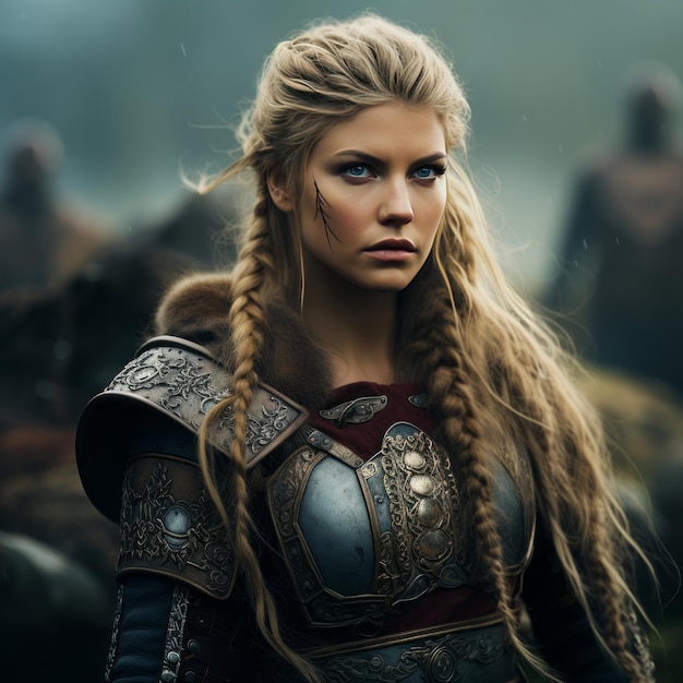 De legendarische Lagertha ontketent de woeste Viking krijgergeest