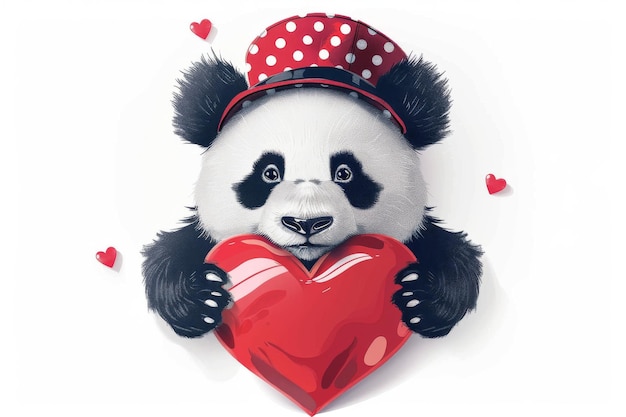Foto de liefde van de panda.
