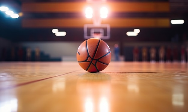 De majestueuze basketbal klaar voor actie