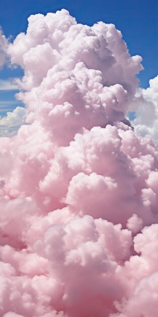 De majestueuze Cumulus-wolk die de blauwe wolken in de hemelswitte wolken aan de hemel domineert