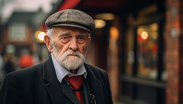 De meest stereotype oude man in het Verenigd Koninkrijk.