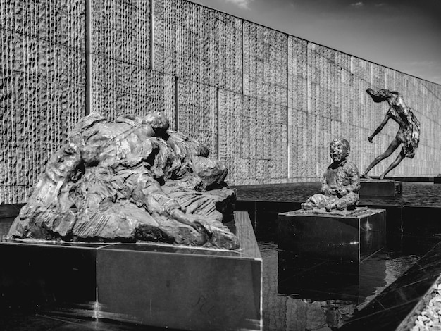 De Memorial Hall of the Victims in Nanjing Massacre door Japanese Invaders