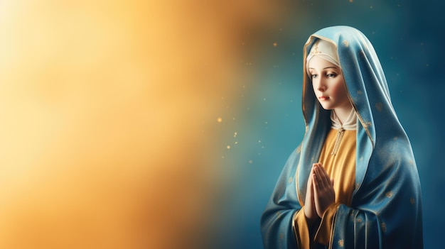De moeder van Jezus Christus de gezegende Maagd Maria religie geloof bijbel Madonna