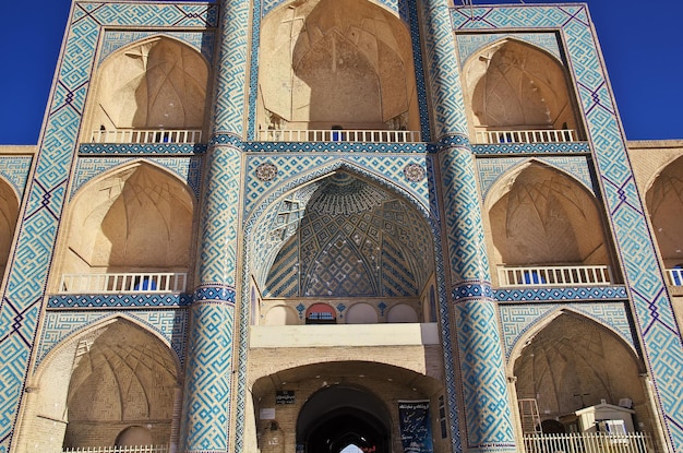 Foto de moskee in de stad yazd, iran