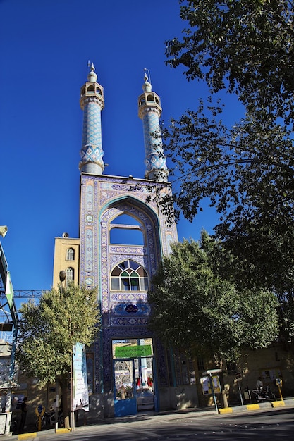 Foto de moskee in de stad yazd, iran