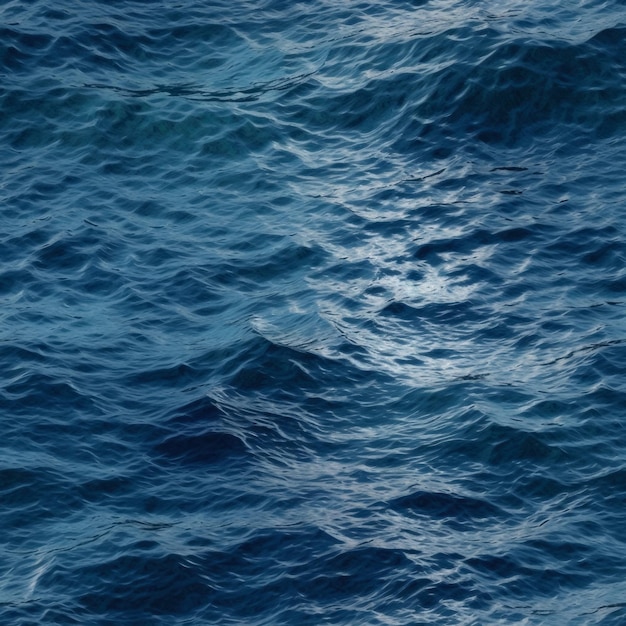 De naadloze textuur Blue Ocean Water vangt de vredige en verfrissende essentie van de zee