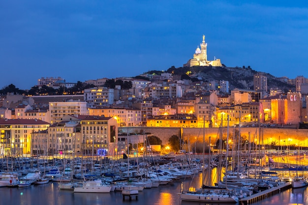 De nacht van Marseille Frankrijk