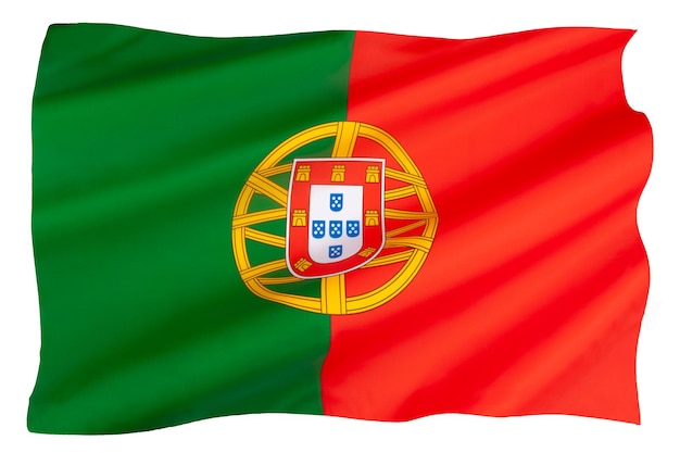 De nationale vlag van Portugal