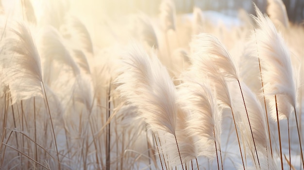 De natuur fluistert zachte vegetatie op een abstracte natuurlijke achtergrond