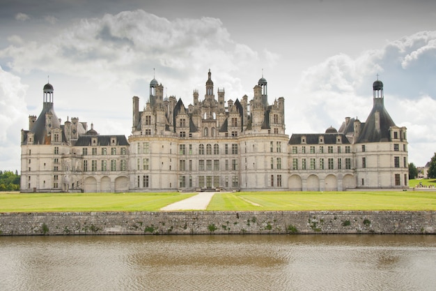 De noordgevel van het kasteel van Chambord