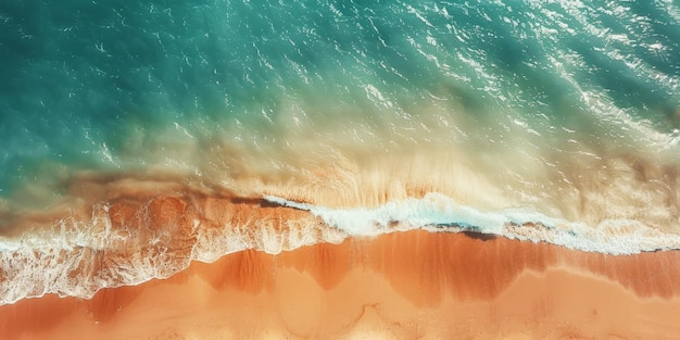 Foto de oceaan is rustig en het water is een prachtige blauwe kleur.