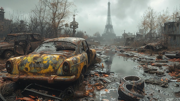 De onbewoonde stad Parijs 100 jaar na de val