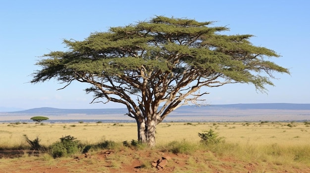 de open vlaktes van Masai Mara