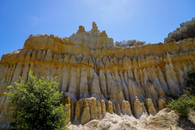 De Orgues van Ille sur Tet kolommen van zachte geologische orgels