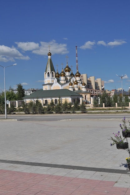 De orthodoxe kerk Yakutsk