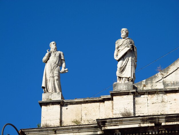 De oude kerk in Rome Italië