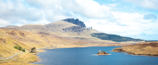 De oude man van Storr Isle of Skye Highland Schotland