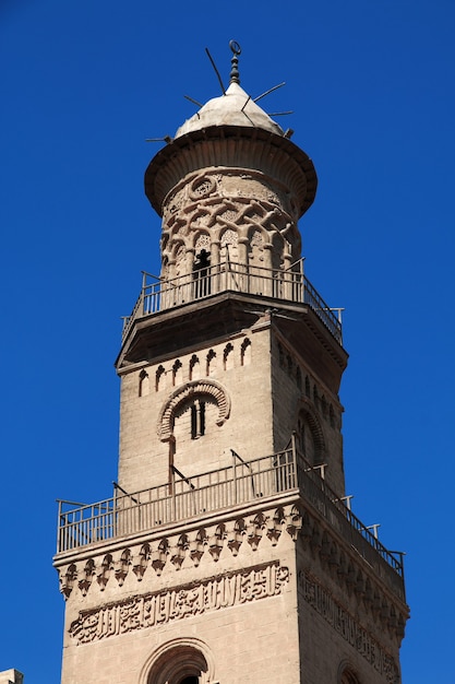 De oude moskee in Caïro, Egypte