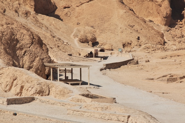 De oude necropolis Vallei der Koninginnen in Luxor, Egypte