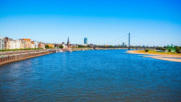 De oude stad Aldstadt in Düsseldorf