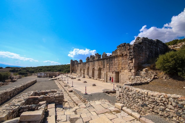 De oude stad Kibyra, ook bekend als de stad van de gladiatoren Burdur Turkije
