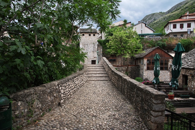 De oude stad Mostar, Bosnië en Herzegovina