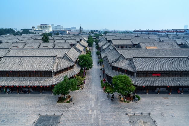 De Oude Stad van Qingzhou, Provincie Shandong, China