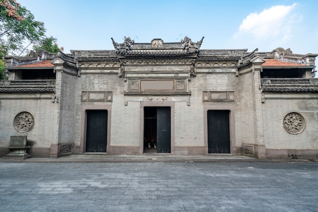 De oude woonhuizen van Ningbo