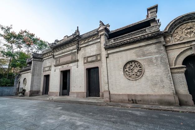 De oude woonhuizen van Ningbo