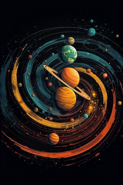 De planeten van het zonnestelsel