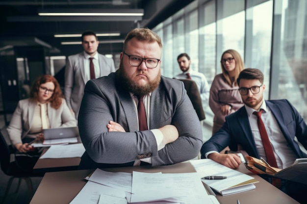 De plus size manager en de teamgenoten