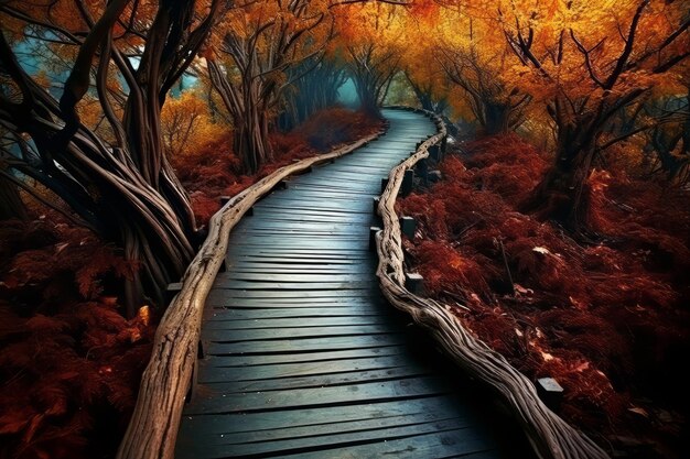 De pracht van de herfst en het kleurenpalet van de natuur