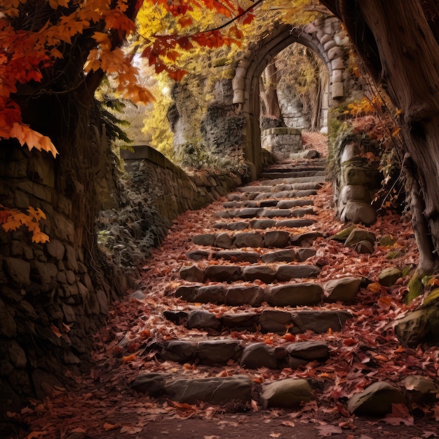 De pracht van de herfst en het kleurenpalet van de natuur