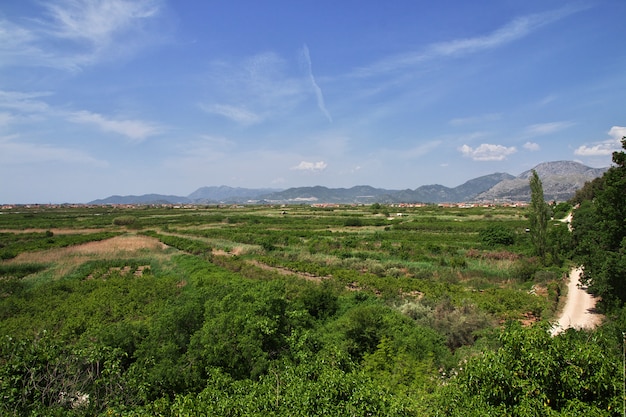 De prachtige kust van de Adriatische zee, Kroatië