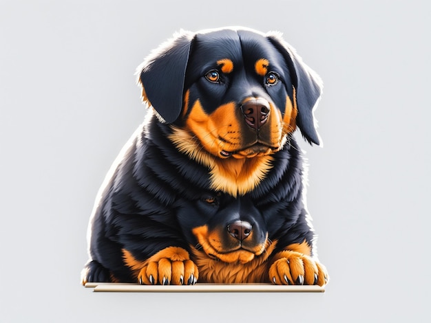 De prachtige rottweiler